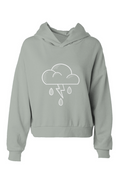 Raincloud hip height hoodie