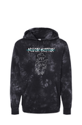 Tie Dye Black Hoodie