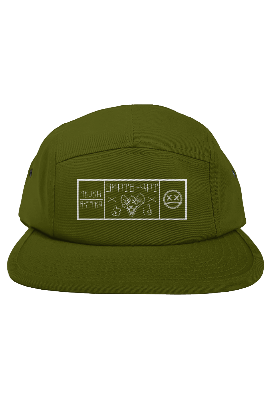 5 panel skate rat hat