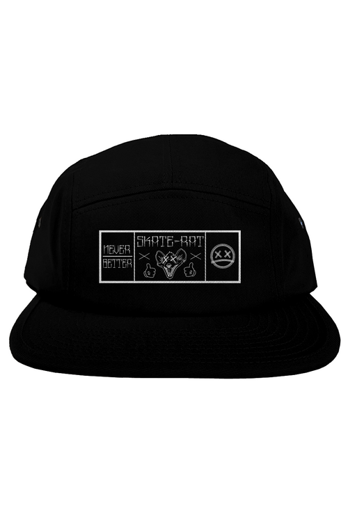 5 panel skate rat hat